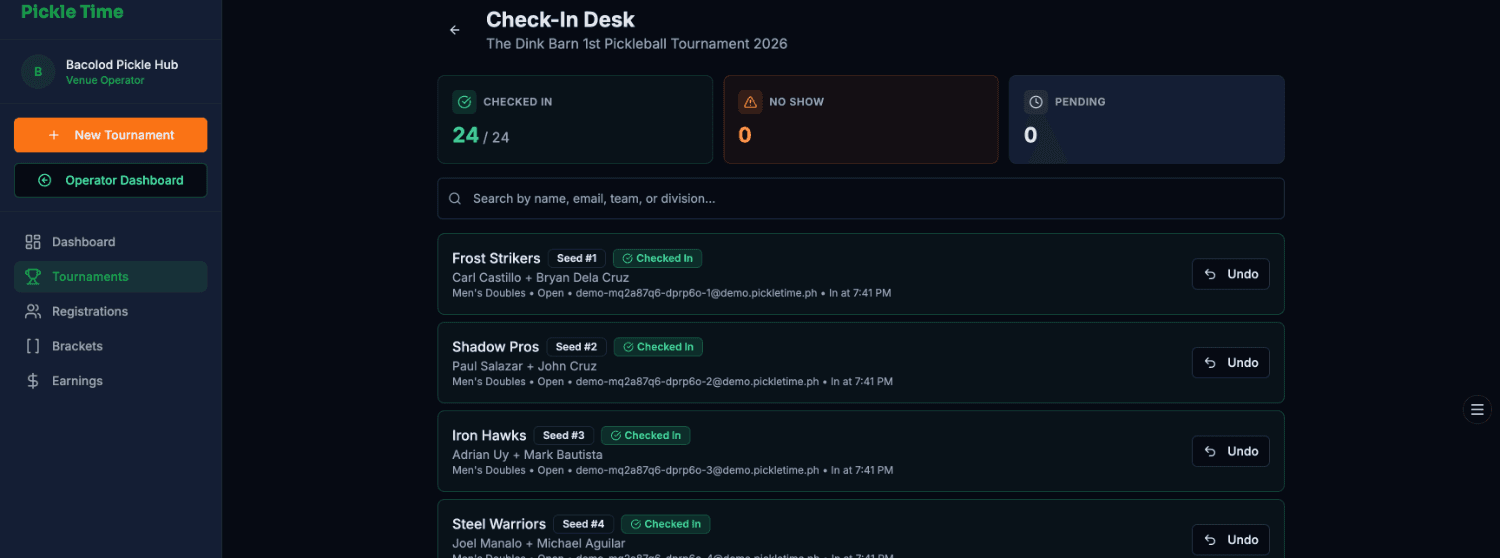 Check-In Desk